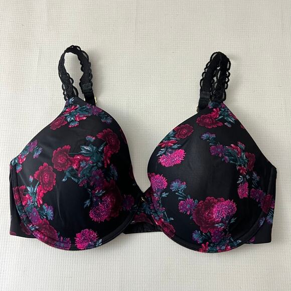 Natori Pure Luxe Custom Coverage Contour Underwire Bra Size 34DD Floral - Picture 8 of 8